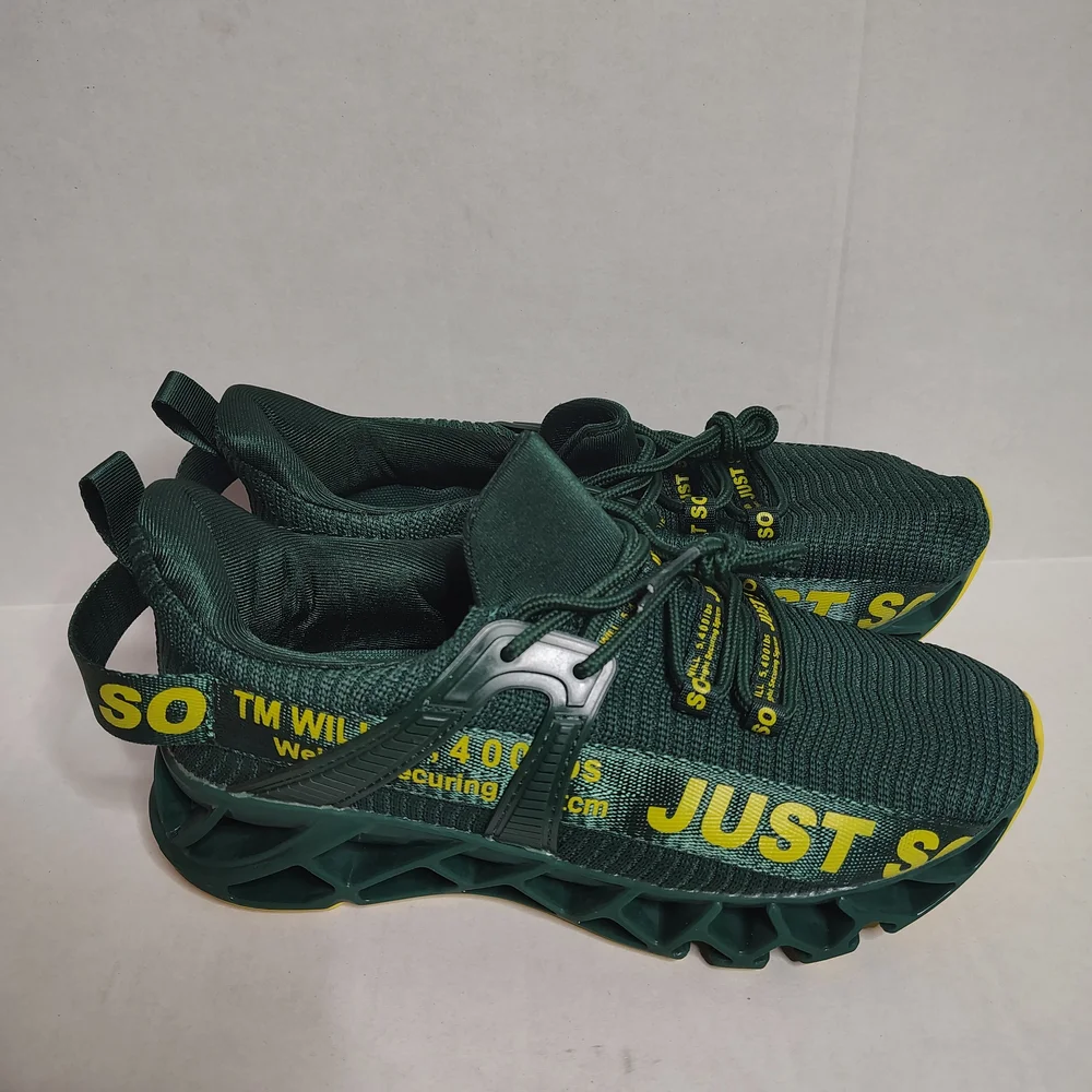 Just So So Womens Shoes Yellow/Green Size EU Size 39 US 8.5 Athletic Sporty New